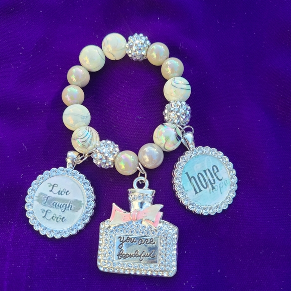 Beaded bracelet stack with inspirarion - Picture 9 of 11